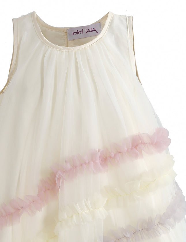 kids atelier mimi tutu Mint Cressida Pastel Ruffle Dress