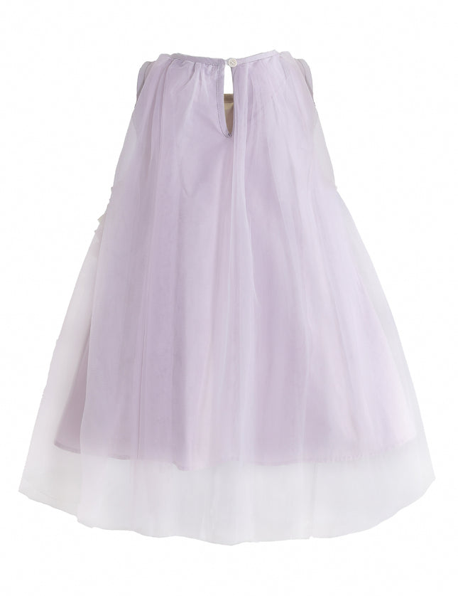 kids atelier mimi tutu Purple Cressida Pastel Ruffle Dress