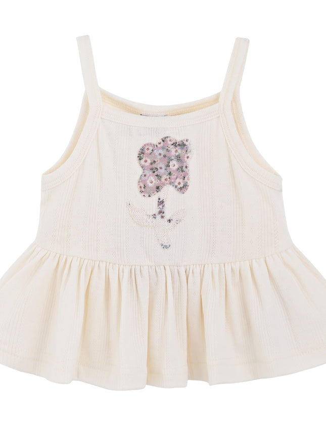 kids atelier mimi tutu Pink Ruffle Short Set