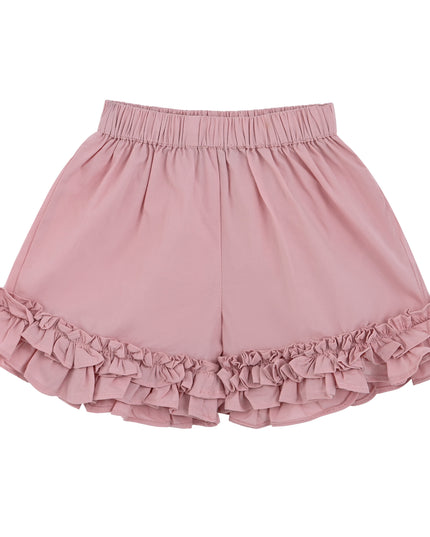 kids atelier mimi tutu Pink Ruffle Short Set