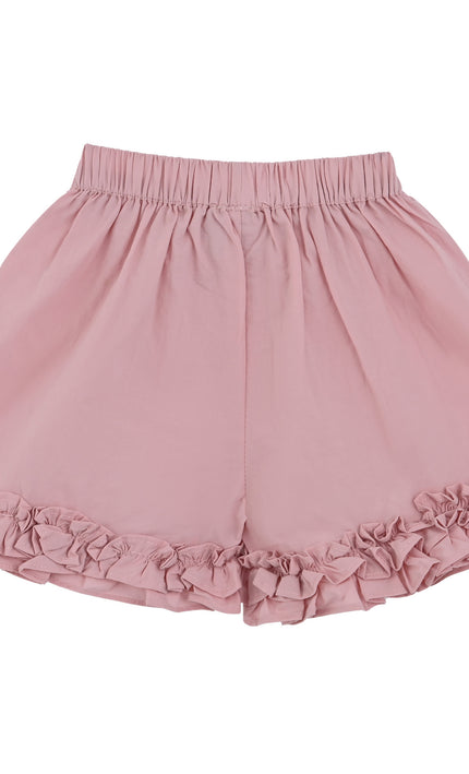 kids atelier mimi tutu Pink Ruffle Short Set