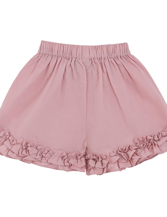 kids atelier mimi tutu Pink Ruffle Short Set