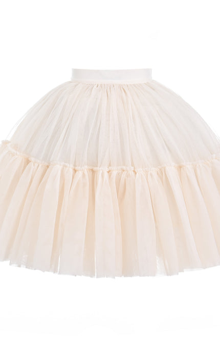 kids atelier mimi tutu Beige Layered Tulle Skirt