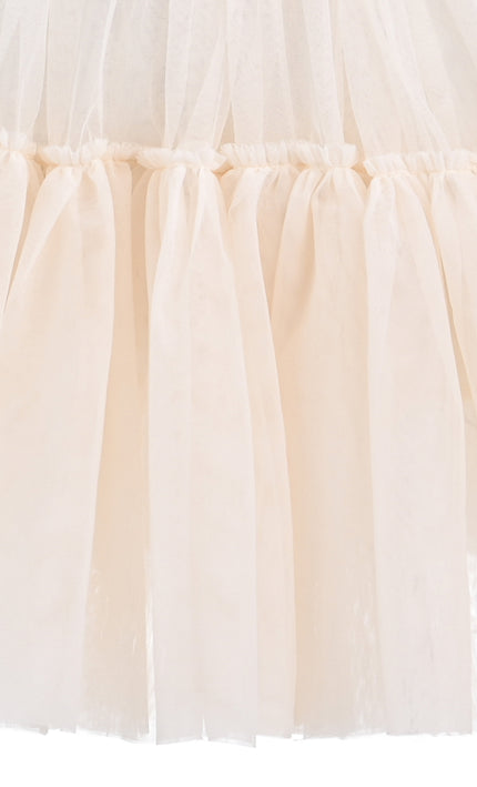 kids atelier mimi tutu Beige Layered Tulle Skirt