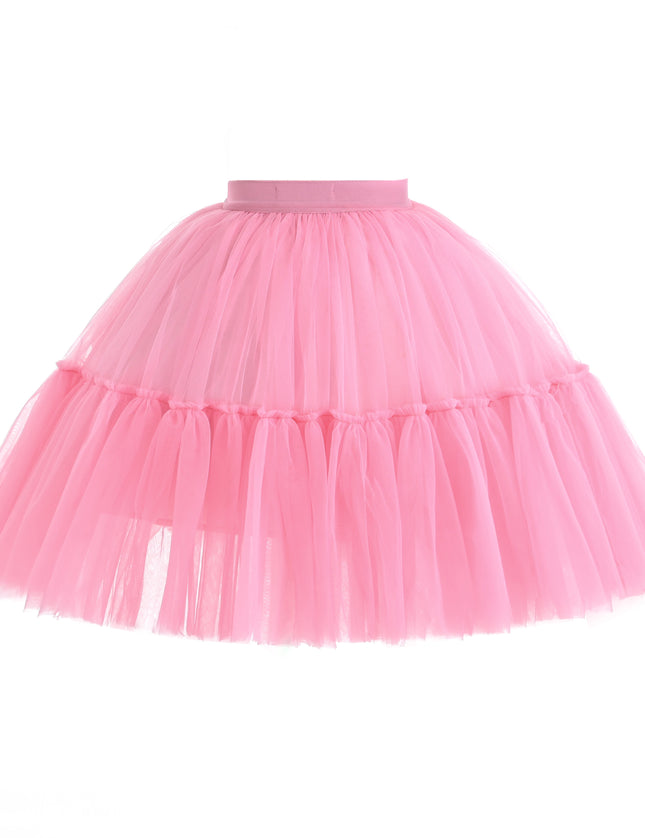 kids atelier mimi tutu Pink Layered Tulle Skirt