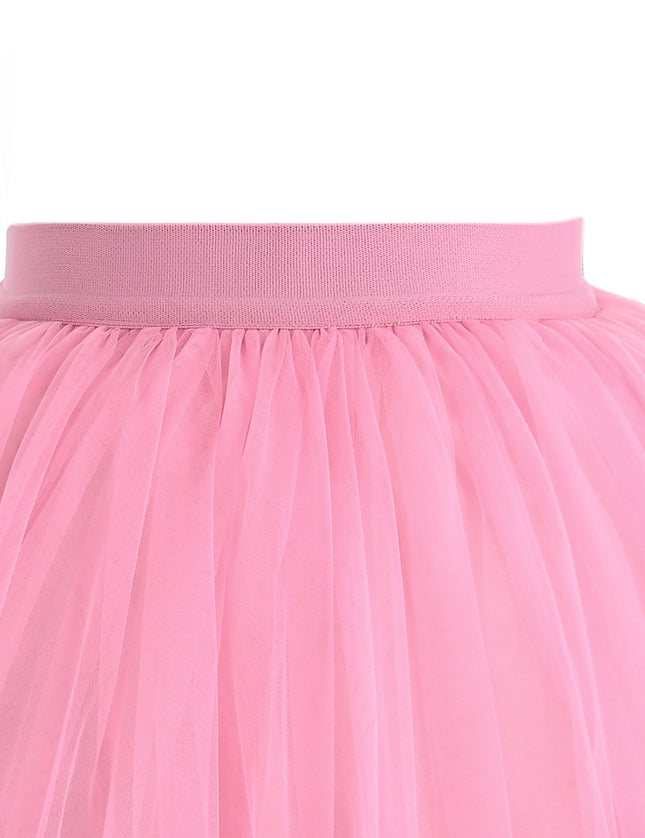 kids atelier mimi tutu Pink Layered Tulle Skirt