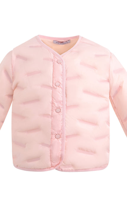 kids atelier mimi tutu Pink Quilted Jacket