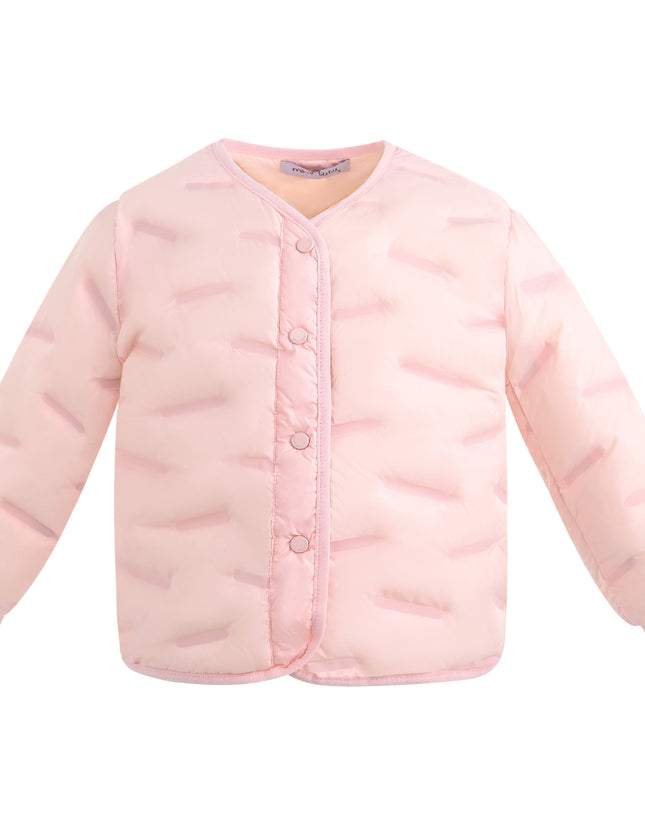 kids atelier mimi tutu Pink Quilted Jacket