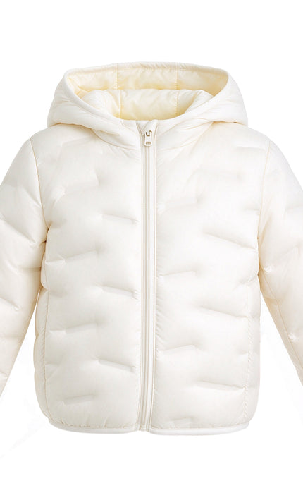 kids atelier mimi tutu White Puffer Jacket