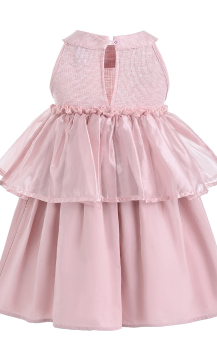 kids atelier mimi tutu Pink Veda Petal Princess Tulle Dress
