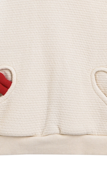 kids atelier mimi tutu Cream Textured Knit Set