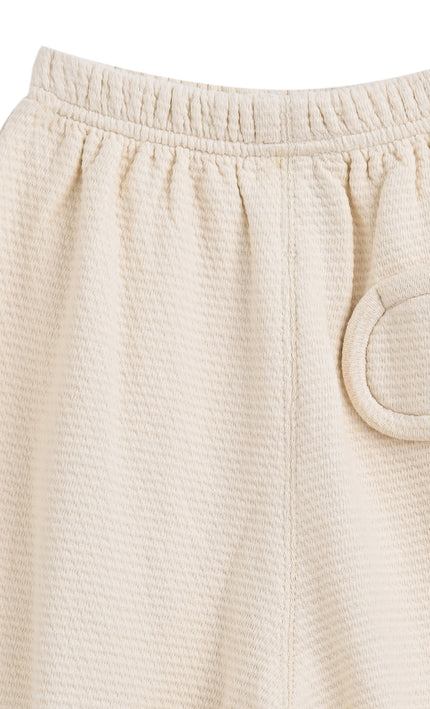kids atelier mimi tutu Cream Textured Knit Set