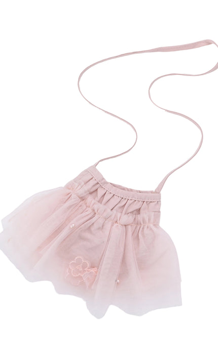 kids atelier mimi tutu Pink Mirelle Petal Flared Tulle Dress