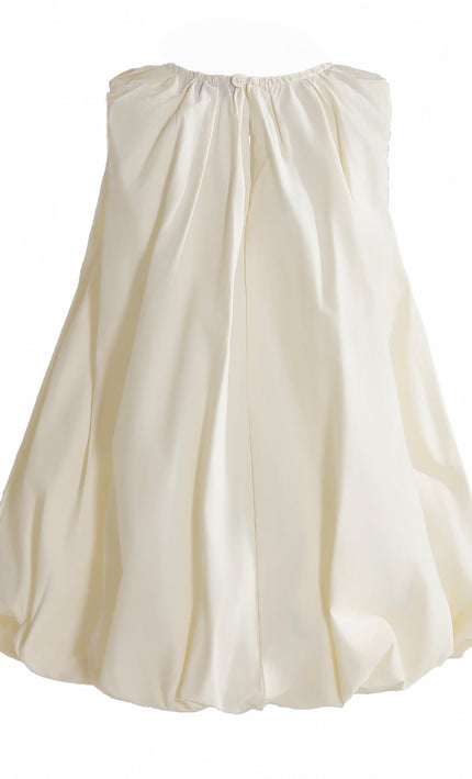 Kids atelier mimi tutu Cream Verona Bow Rosette Balloon Dress