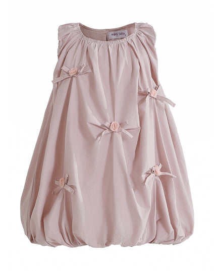 kids atelier mimi tutu Pink Verona Bow Rosette Balloon Dress
