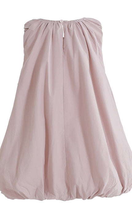kids atelier mimi tutu Pink Verona Bow Rosette Balloon Dress