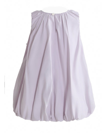 kids atelier mimi tutu Purple Verona Bow Rosette Balloon Dress