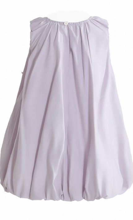kids atelier mimi tutu Purple Verona Bow Rosette Balloon Dress