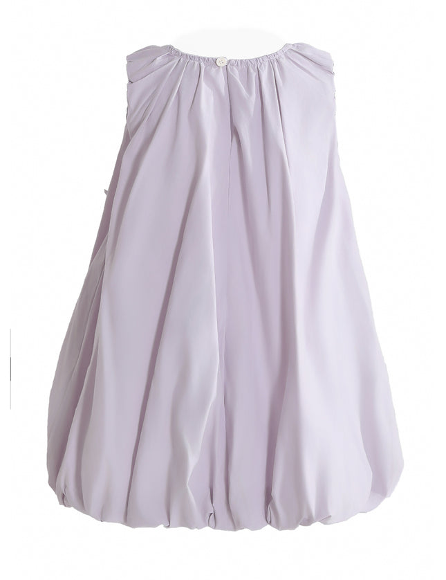 kids atelier mimi tutu Purple Verona Bow Rosette Balloon Dress