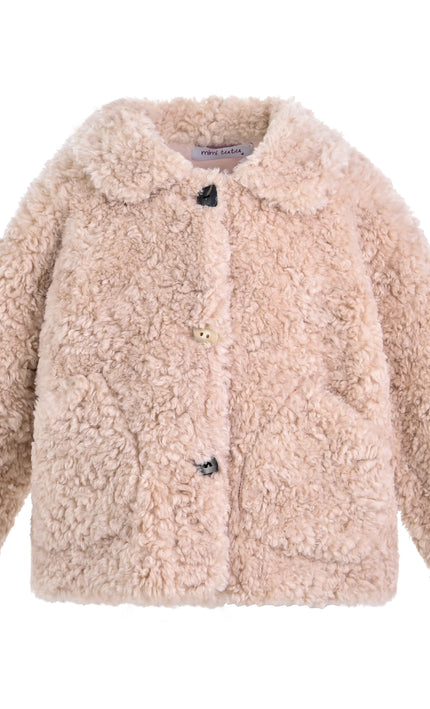 kids atelier mimi tutu Pink Teddy Coat