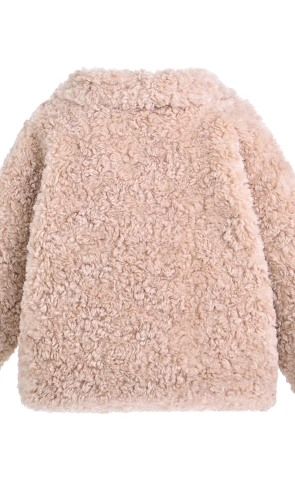 kids atelier mimi tutu Pink Teddy Coat