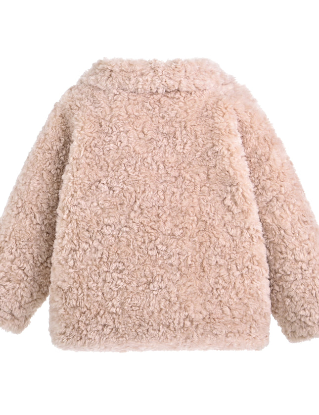 kids atelier mimi tutu Pink Teddy Coat