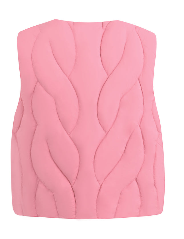 kids atelier mimi tutu Pink Quilted Vest