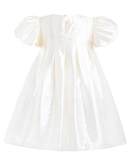 kids atelier mimi tutu Beige Sena Petal Bow Dress