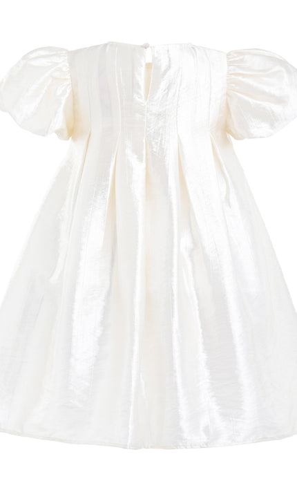 kids atelier mimi tutu Beige Sena Petal Bow Dress