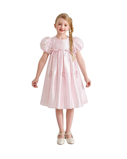 kids atelier mimi tutu Pink Sena Petal Bow Dress