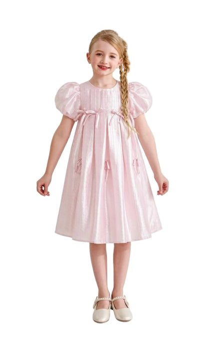 kids atelier mimi tutu Pink Sena Petal Bow Dress