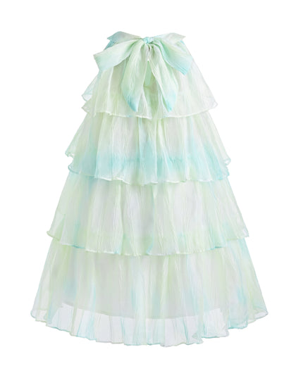kids atelier mimi tutu Yellow Elisia Tiered Tulle Dress