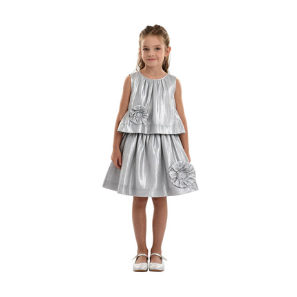 kids atelier mimi tutu Silver Nerissa Bloom Skirt Set