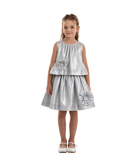 kids atelier mimi tutu Silver Nerissa Bloom Skirt Set