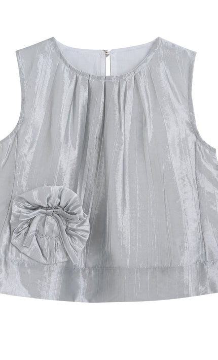 kids atelier mimi tutu Silver Nerissa Bloom Skirt Set