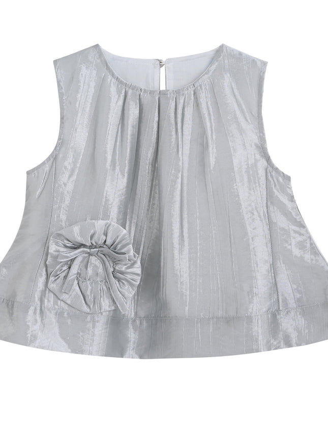kids atelier mimi tutu Silver Nerissa Bloom Skirt Set