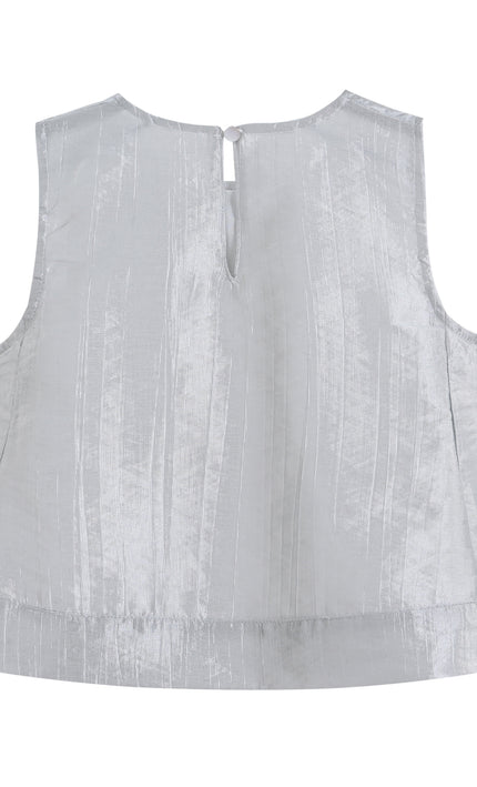 kids atelier mimi tutu Silver Nerissa Bloom Skirt Set