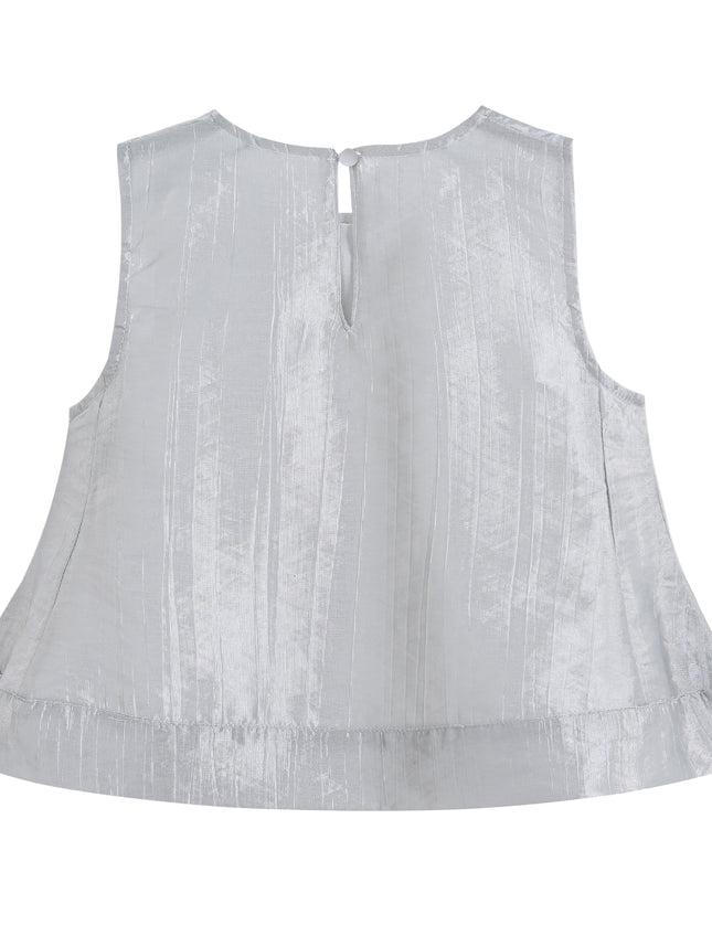 kids atelier mimi tutu Silver Nerissa Bloom Skirt Set