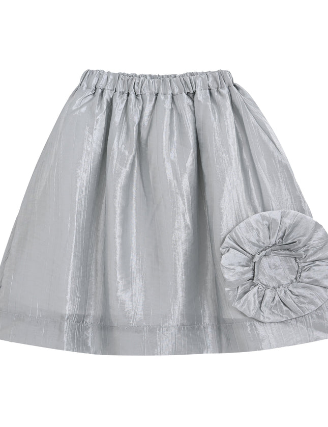 kids atelier mimi tutu Silver Nerissa Bloom Skirt Set