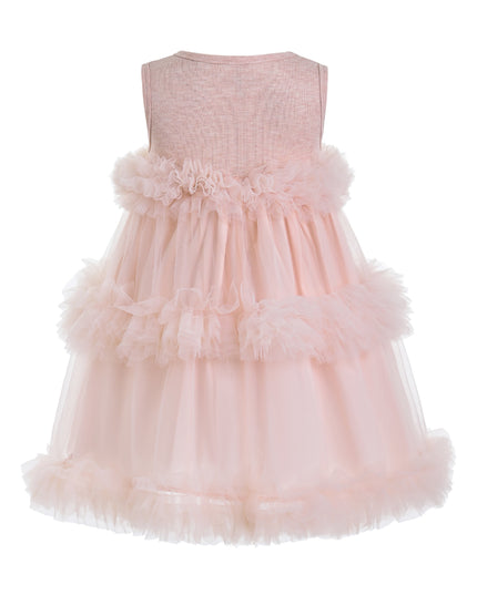 kids atelier mimi tutu Pink Norelia Ruffle Tulle Dress