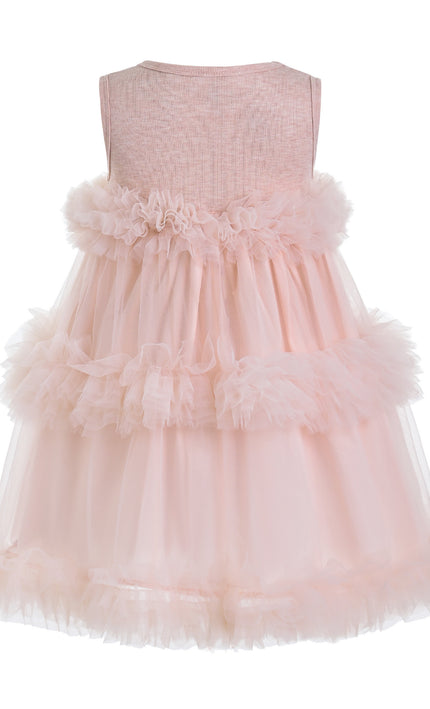 kids atelier mimi tutu Pink Norelia Ruffle Tulle Dress