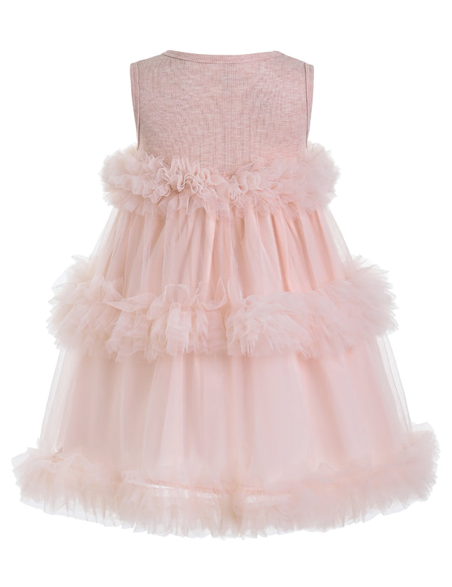 kids atelier mimi tutu Pink Norelia Ruffle Tulle Dress