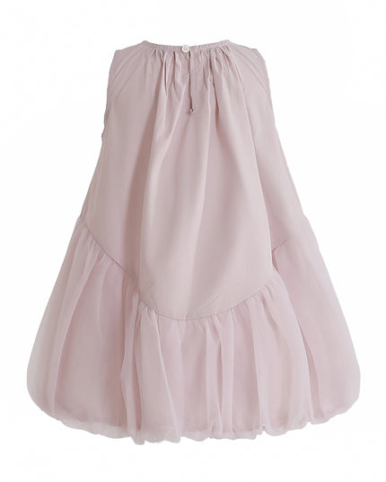 kids atelier mimi tutu Pink Marielle Layered Bow Tulle Dress