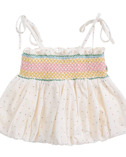 kids atelier mimi tutu Pink Pom-Pom Skirt Set