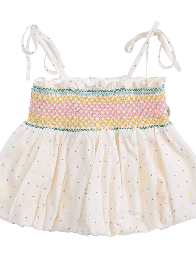 kids atelier mimi tutu Pink Pom-Pom Skirt Set
