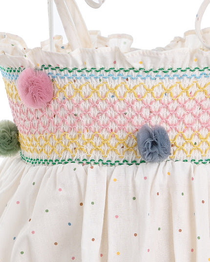 kids atelier mimi tutu Pink Pom-Pom Skirt Set