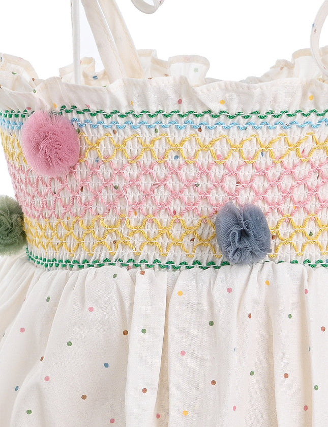 kids atelier mimi tutu Pink Pom-Pom Skirt Set