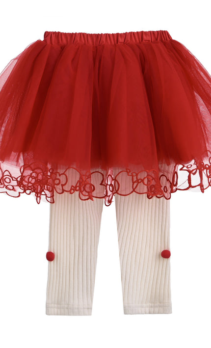 kids atelier mimi tutu Red Antonia Two-Piece Tutu Set
