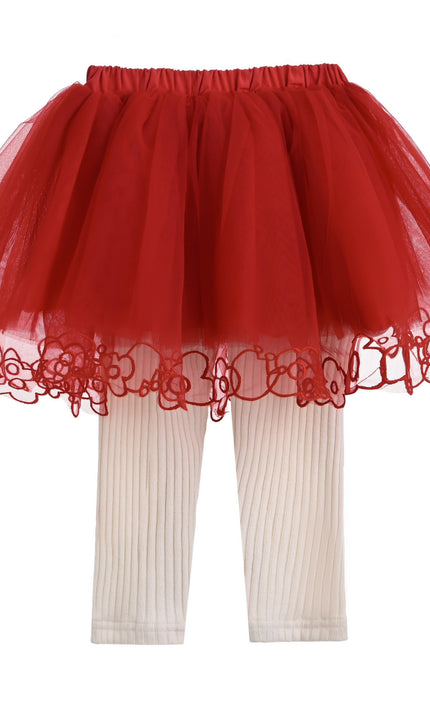 kids atelier mimi tutu Red Antonia Two-Piece Tutu Set