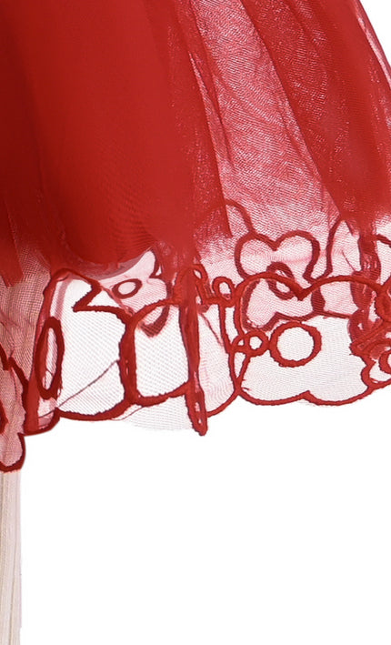 kids atelier mimi tutu Red Antonia Two-Piece Tutu Set